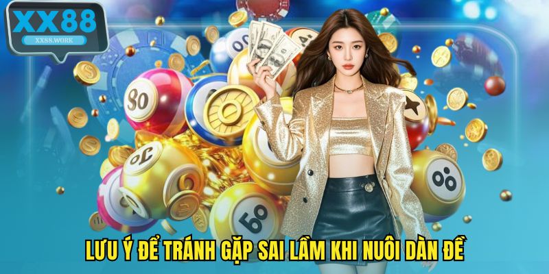 Lưu ý để tránh gặp sai lầm khi nuôi dàn đề